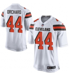Men's Nike Cleveland Browns #44 Nate Orchard Game White NFL Jersey