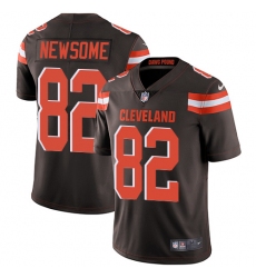 Youth Nike Cleveland Browns #82 Ozzie Newsome Elite Brown Team Color NFL Jersey