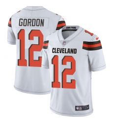 Youth Nike Cleveland Browns #12 Josh Gordon Elite White NFL Jersey