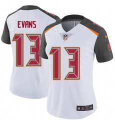 Women's Nike Tampa Bay Buccaneers #13 Mike Evans Elite White NFL Jersey