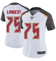 Women's Nike Tampa Bay Buccaneers #75 Davonte Lambert Elite White NFL Jersey