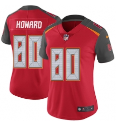 Women's Nike Tampa Bay Buccaneers #80 O. J. Howard Elite Red Team Color NFL Jersey