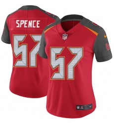 Women's Nike Tampa Bay Buccaneers #57 Noah Spence Elite Red Team Color NFL Jersey