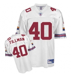 Reebok Arizona Cardinals #40 Pat Tillman White Premier EQT Throwback NFL Jersey