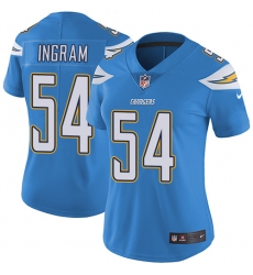 Women's Nike Los Angeles Chargers #54 Melvin Ingram Electric Blue Alternate Vapor Untouchable Limited Player NFL Jersey