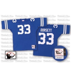 Mitchell and Ness Dallas Cowboys #33 Tony Dorsett Authentic Navy Blue Throwback NFL Jersey