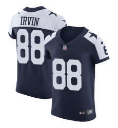 Men's Nike Dallas Cowboys #88 Michael Irvin Navy Blue Throwback Alternate Vapor Untouchable Elite Player NFL Jersey