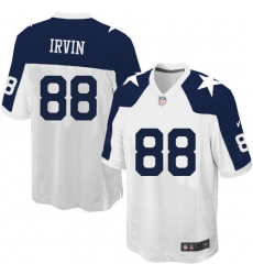 Youth Nike Dallas Cowboys #88 Michael Irvin Elite White Throwback Alternate NFL Jersey