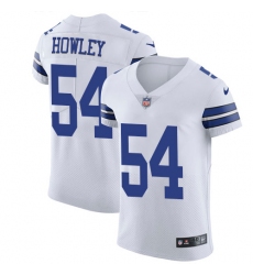 Men's Nike Dallas Cowboys #54 Chuck Howley Elite White NFL Jersey