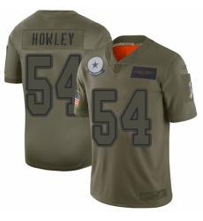 Youth Dallas Cowboys #54 Chuck Howley Limited Camo 2019 Salute to Service Football Jersey