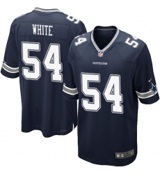 Men's Nike Dallas Cowboys #54 Randy White Game Navy Blue Team Color NFL Jersey