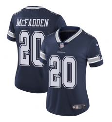Women's Nike Dallas Cowboys #20 Darren McFadden Elite Navy Blue Team Color NFL Jersey