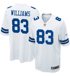 Men's Nike Dallas Cowboys #83 Terrance Williams Game White NFL Jersey