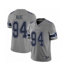 Youth Dallas Cowboys #94 DeMarcus Ware Limited Gray Inverted Legend Football Jersey