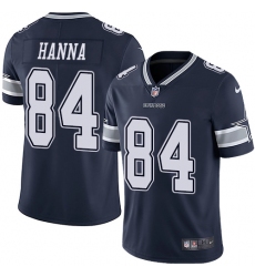 Men's Nike Dallas Cowboys #84 James Hanna Navy Blue Team Color Vapor Untouchable Limited Player NFL Jersey