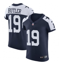 Men's Nike Dallas Cowboys #19 Brice Butler Navy Blue Throwback Alternate Vapor Untouchable Elite Player NFL Jersey
