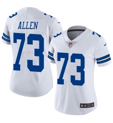 Women's Nike Dallas Cowboys #73 Larry Allen Elite White NFL Jersey