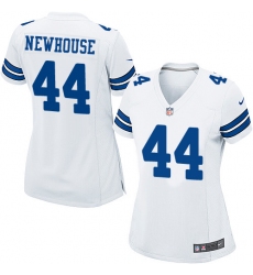 Women's Nike Dallas Cowboys #44 Robert Newhouse Game White NFL Jersey