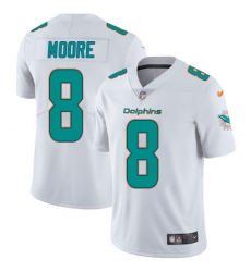 Youth Nike Miami Dolphins #8 Matt Moore Elite White NFL Jersey