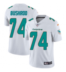 Youth Nike Miami Dolphins #74 Jermon Bushrod Elite White NFL Jersey