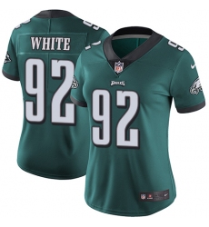 Women's Nike Philadelphia Eagles #92 Reggie White Midnight Green Team Color Vapor Untouchable Limited Player NFL Jersey