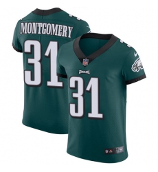 Men's Nike Philadelphia Eagles #31 Wilbert Montgomery Midnight Green Team Color Vapor Untouchable Elite Player NFL Jersey