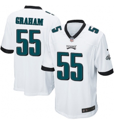 Men's Nike Philadelphia Eagles #55 Brandon Graham Game White NFL Jersey