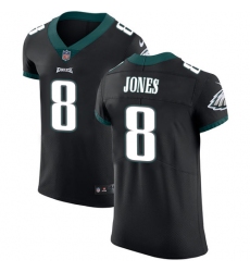 Men's Nike Philadelphia Eagles #8 Donnie Jones Black Alternate Vapor Untouchable Elite Player NFL Jersey