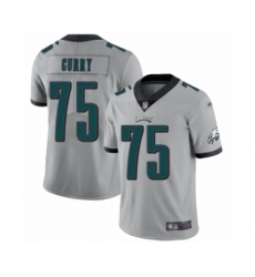 Youth Philadelphia Eagles #75 Vinny Curry Limited Silver Inverted Legend Football Jersey