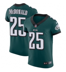 Men's Nike Philadelphia Eagles #25 Tommy McDonald Midnight Green Team Color Vapor Untouchable Elite Player NFL Jersey
