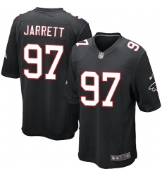 Men's Nike Atlanta Falcons #97 Grady Jarrett Game Black Alternate NFL Jersey
