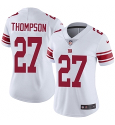Women's Nike New York Giants #27 Darian Thompson Elite White NFL Jersey