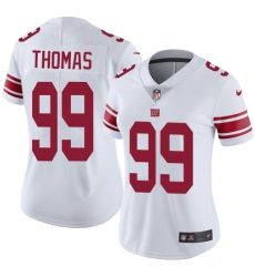 Women's Nike New York Giants #99 Robert Thomas Elite White NFL Jersey