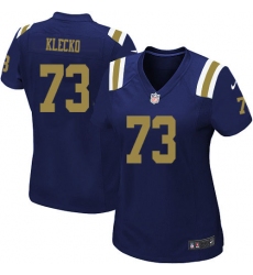 Women's Nike New York Jets #73 Joe Klecko Game Navy Blue Alternate NFL Jersey