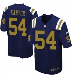 Youth Nike New York Jets #54 Bruce Carter Elite Navy Blue Alternate NFL Jersey