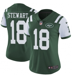 Women's Nike New York Jets #18 ArDarius Stewart Elite Green Team Color NFL Jersey
