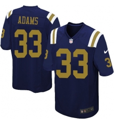 Youth Nike New York Jets #33 Jamal Adams Elite Navy Blue Alternate NFL Jersey