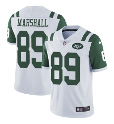 Youth Nike New York Jets #89 Jalin Marshall Elite White NFL Jersey