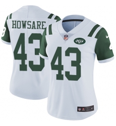 Women's Nike New York Jets #43 Julian Howsare Elite White NFL Jersey