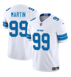 Men's Detroit Lions #99 Brodric Martin White 2025 F.U.S.E. Vapor Limited Football Stitched Jersey