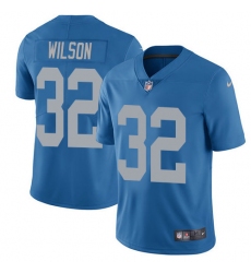 Youth Nike Detroit Lions #32 Tavon Wilson Elite Blue Alternate NFL Jersey