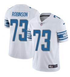 Youth Nike Detroit Lions #73 Greg Robinson Elite White NFL Jersey