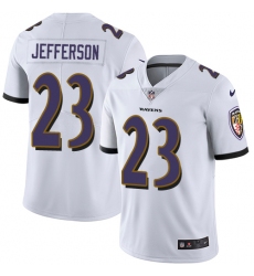 Youth Nike Baltimore Ravens #23 Tony Jefferson Elite White NFL Jersey