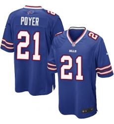 Men's Nike Buffalo Bills #21 Jordan Poyer Game Royal Blue Team Color NFL Jersey