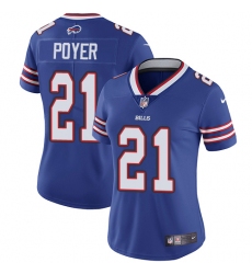 Women's Nike Buffalo Bills #21 Jordan Poyer Elite Royal Blue Team Color NFL Jersey