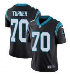 Men's Nike Carolina Panthers #70 Trai Turner Black Team Color Vapor Untouchable Limited Player NFL Jersey