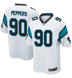 Men's Nike Carolina Panthers #90 Julius Peppers Game White NFL Jersey