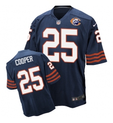 Men's Nike Chicago Bears #25 Marcus Cooper Elite Navy Blue Throwback NFL Jersey