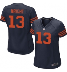 Women's Nike Chicago Bears #13 Kendall Wright Game Navy Blue Alternate NFL Jersey