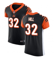 Men's Nike Cincinnati Bengals #32 Jeremy Hill Black Team Color Vapor Untouchable Elite Player NFL Jersey